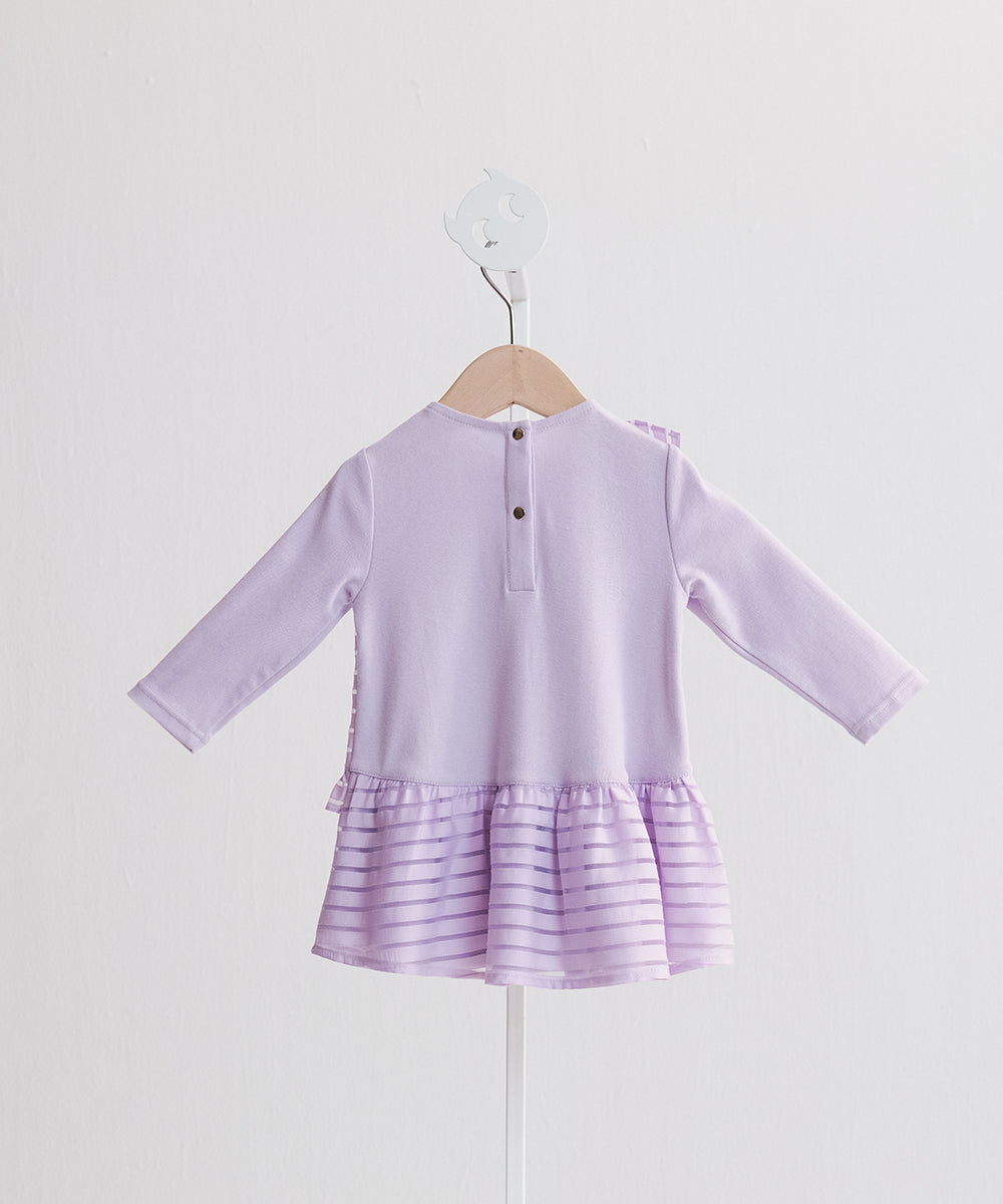 Main | Toddler Margaret Floral Dress | Lotus Leaf | 100% Organic Cotton