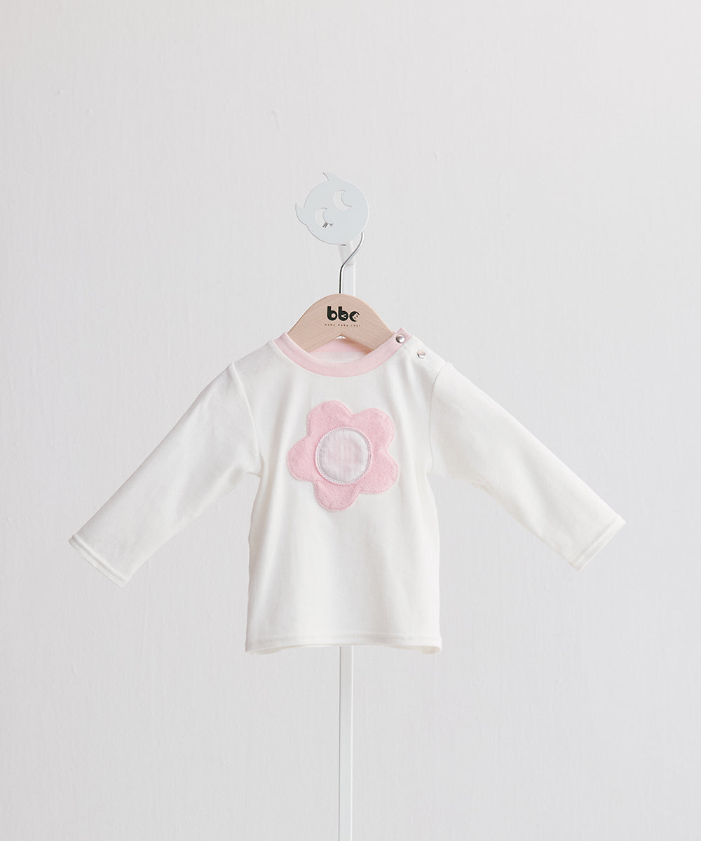 Main | Toddler 3D Floral Top | Flowers | 100% Organic Cotton
