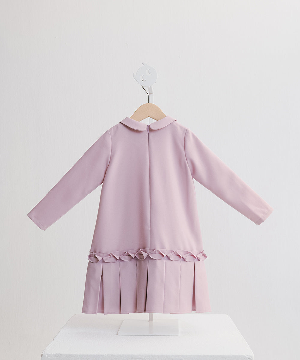 [Pre-order] Luxury | Girls Bella Elegant Pleated Dress | Pleated