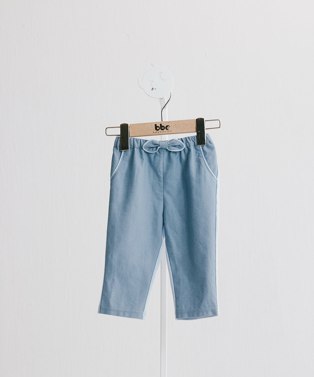 Main | Toddler Little Lady Bow Trousers | Bow | 100% organic cotton