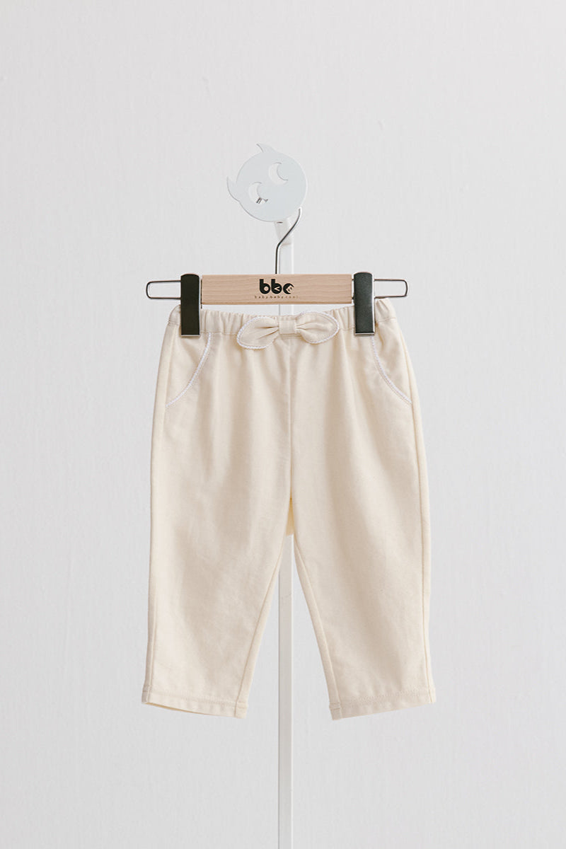Main | Toddler Little Lady Bow Trousers | Bow | 100% organic cotton