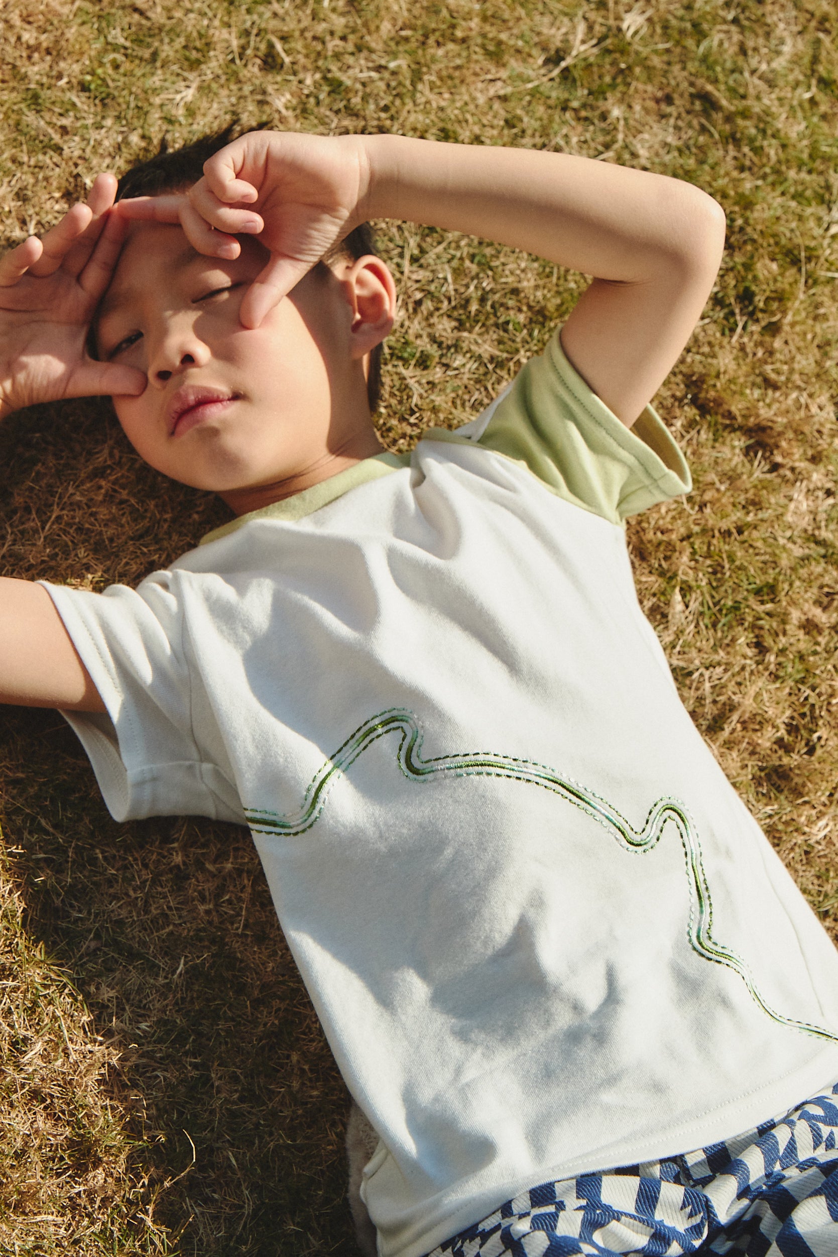 Main | 男童 bbc 小精靈派對圓領T-shirt | 刺繡 小精靈 Logo 拼接 | 100% 有機棉