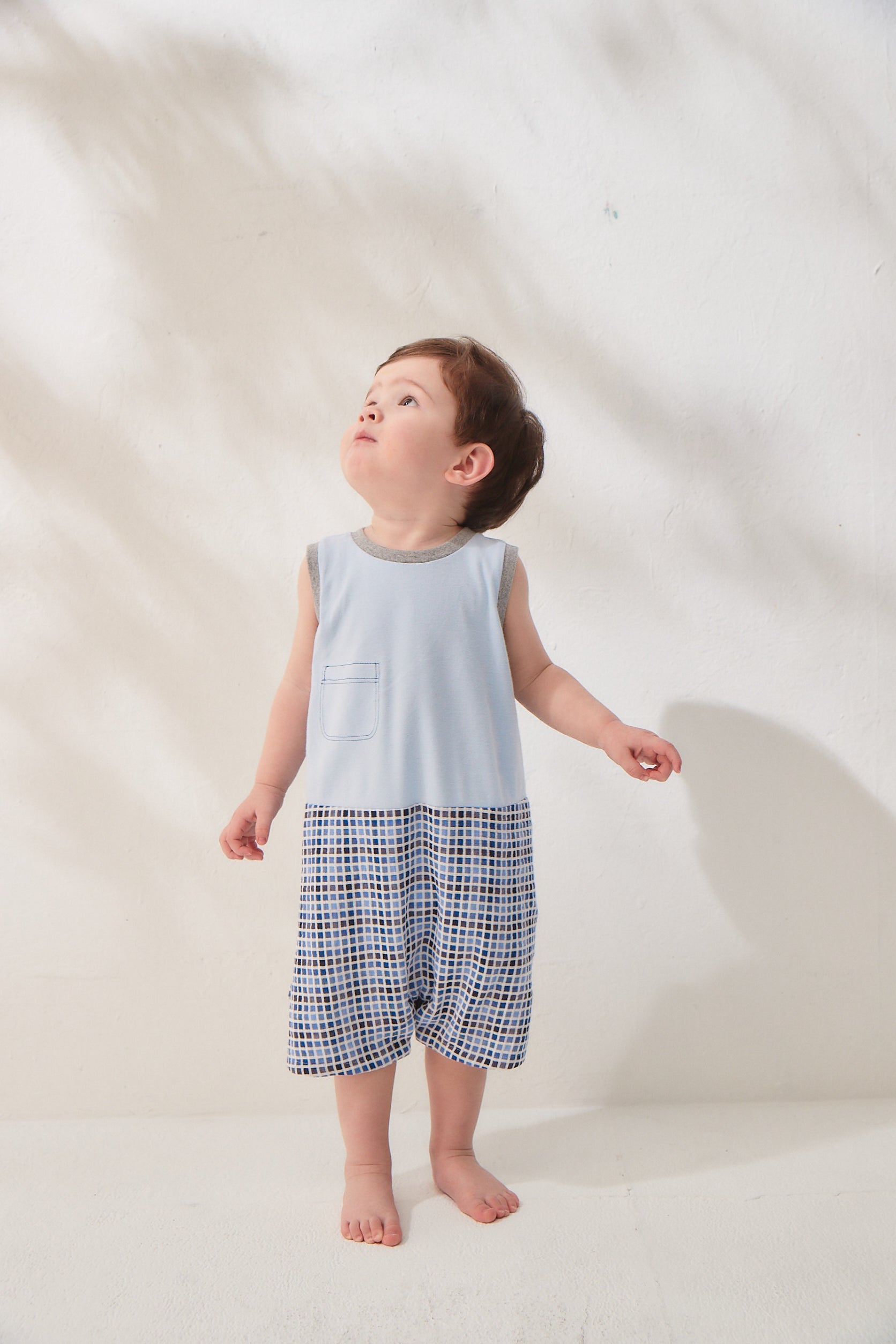 Main | 幼兒 潮花園復古無袖連身兔裝 | 拼接 口袋設計 格紋 | 100% 有機棉