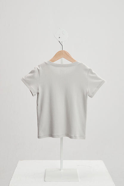 Colorblock zip pocket top