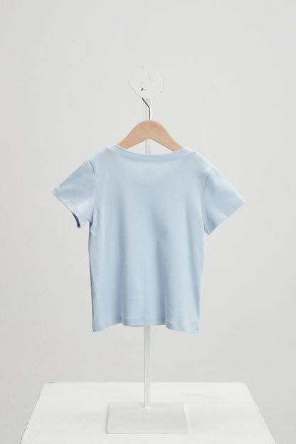 Colorblock zip pocket top