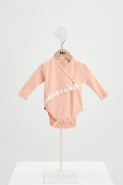 Main | Newborn Newborn Series - Lotus Leaf Swing Bodysuit | Spliced Lotus Leaf | 100% Organic Cotton