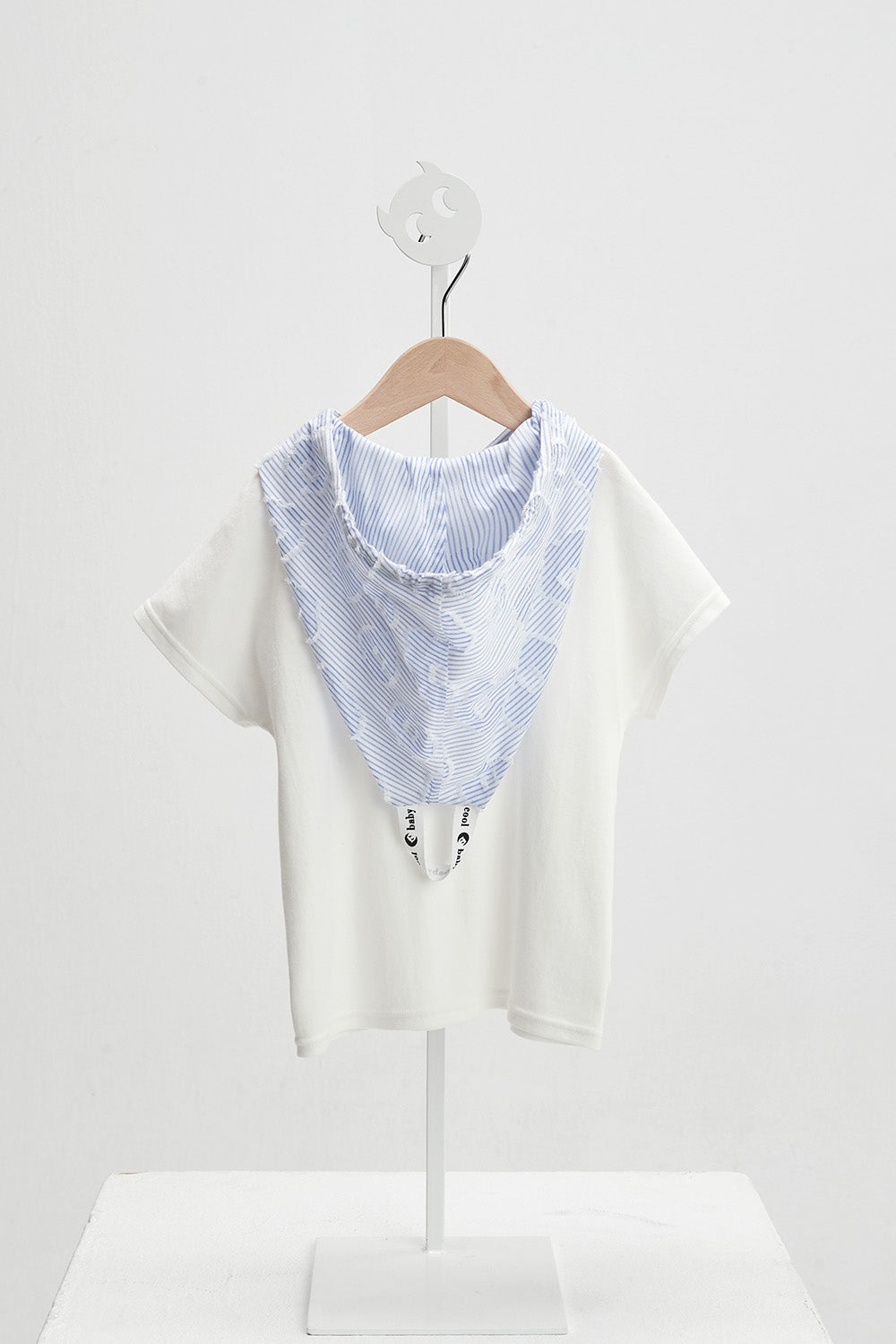 Main | 男童 潮流運動連帽造型開襟T-shirt | 連帽設計 運動風 織帶 | 100% 有機棉