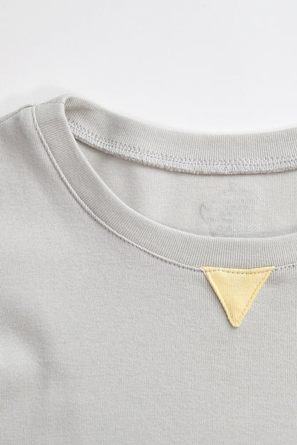 Colorblock zip pocket top