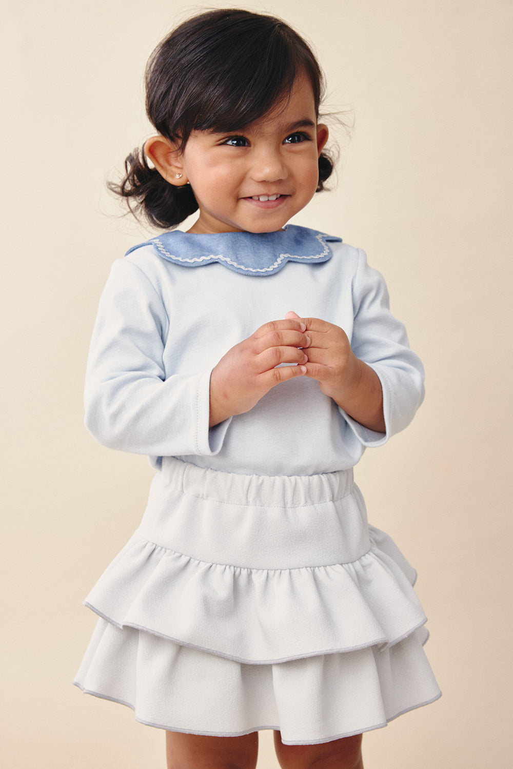 Main | 幼兒 珍珠花瓣領上衣 | 長袖花瓣領   | 100%有機棉
