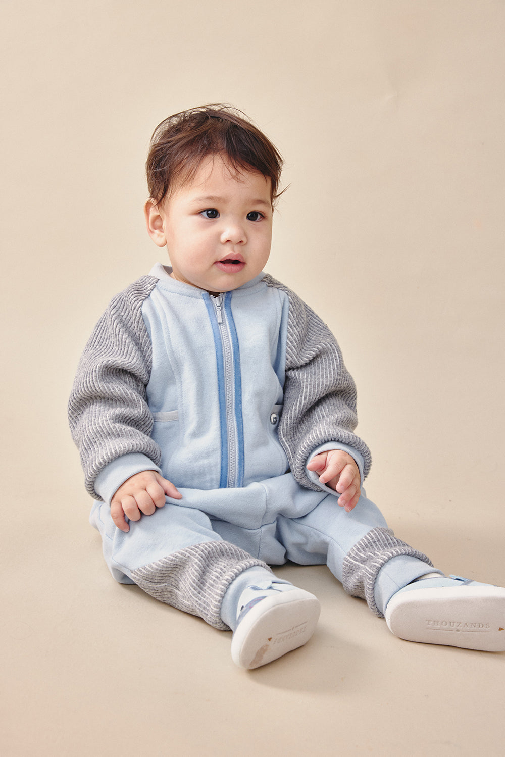 Luxury | 幼兒 Baby boy棒球外套 | 長袖拼接 口袋設計 運動風