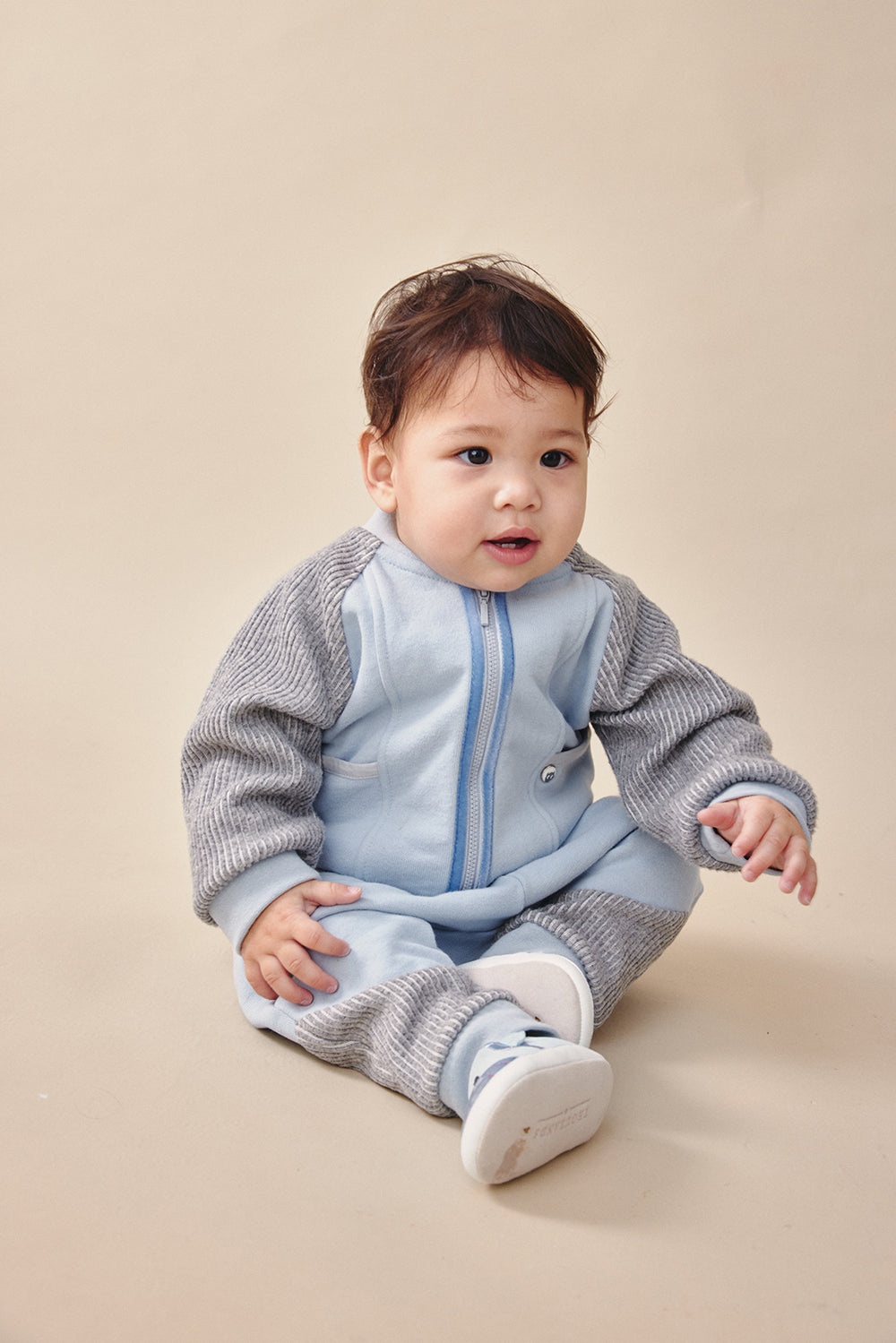【預購】Luxury | 幼兒 Baby boy棒球外套 | 長袖拼接 口袋設計 運動風