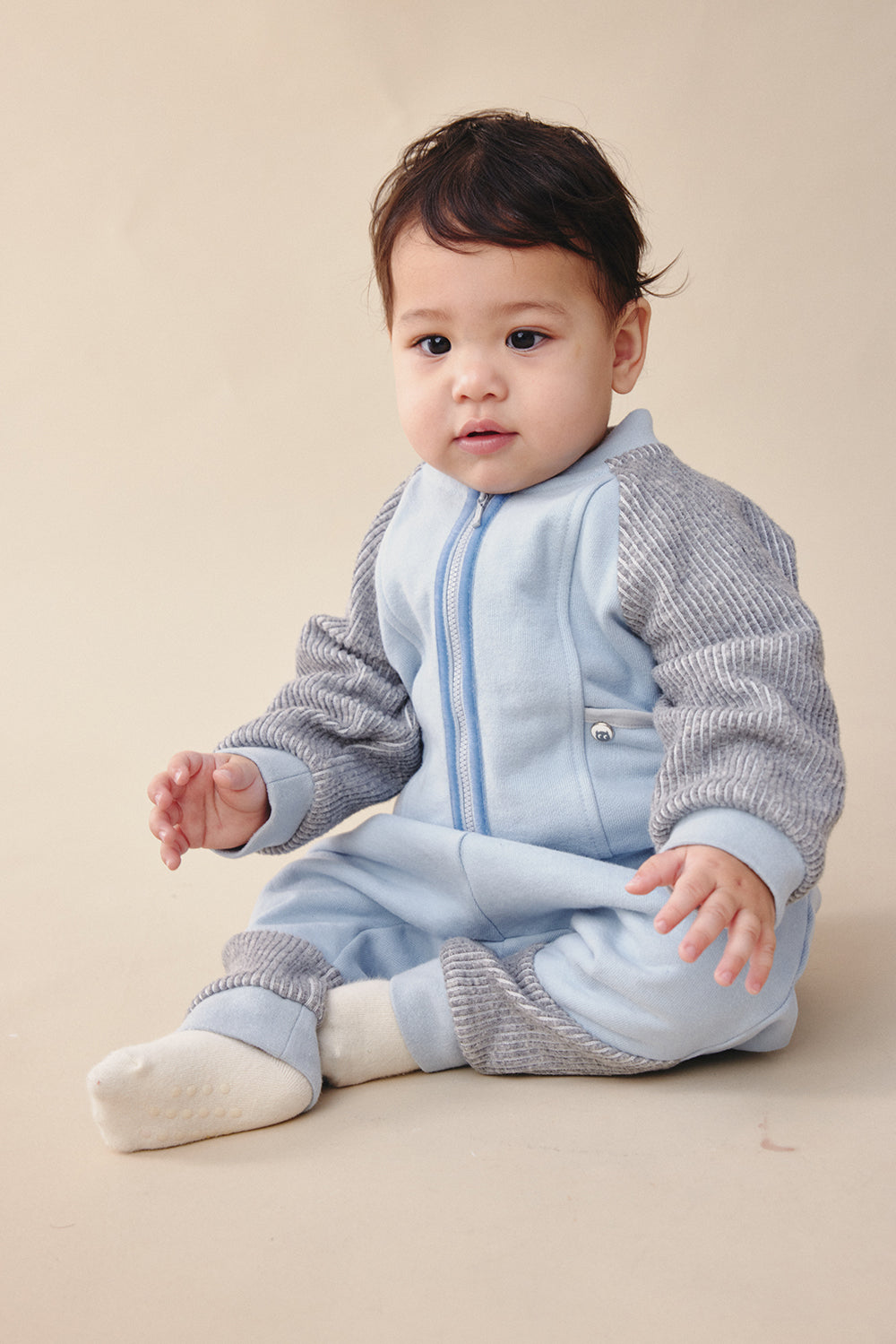 【預購】Luxury | 幼兒 Baby boy棒球外套 | 長袖拼接 口袋設計 運動風