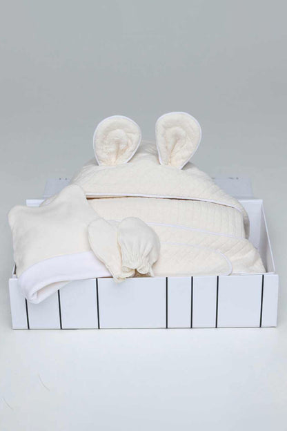 Main | Baby Bear Ears Swaddle Gift Box | 3D Cut | 100% Organic Cotton