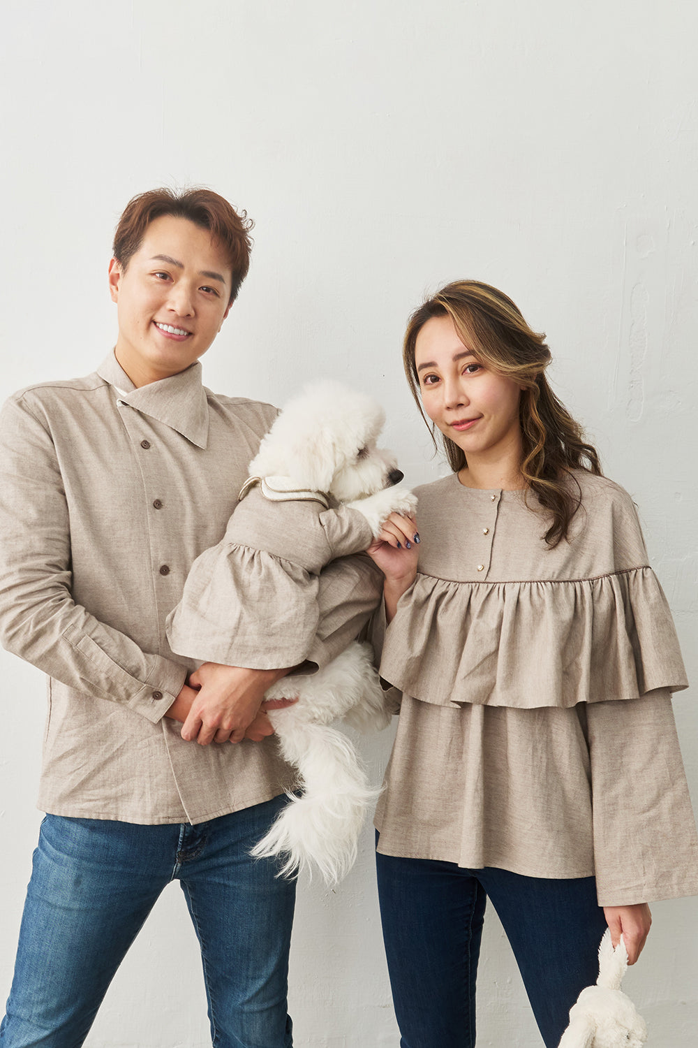 Main｜Men｜Edition 不對稱設計襯衫 100％有機棉