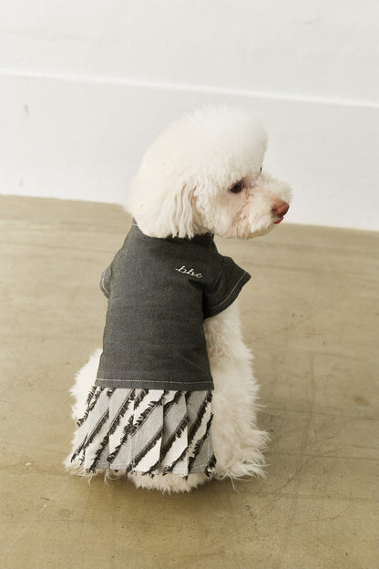 Luxury｜Soft Denim 丹寧拼接和服   寵物衣