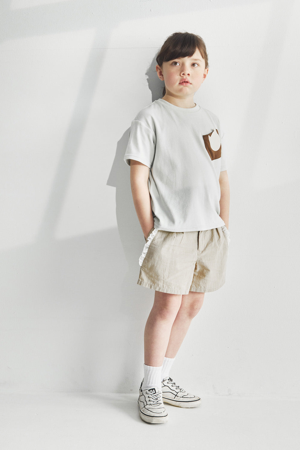 Main | 男童 Weekend 小精靈 Logo口袋設計T-shirt 上衣 | 100％有機棉