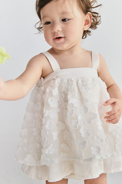 Luxury | 幼兒 Aurore 蝴蝶結雲朵吊帶洋裝