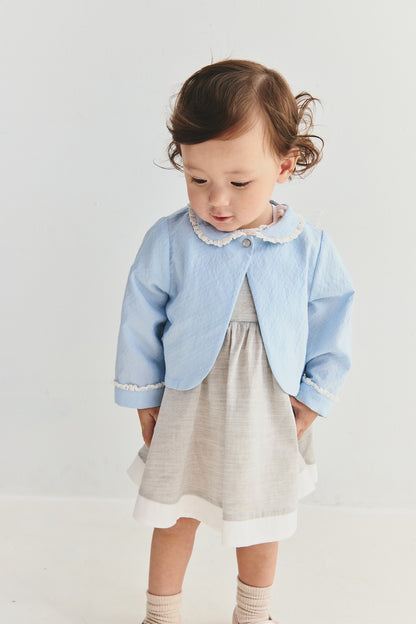 【預購】Luxury | 幼兒 Ruffle Cloud 荷葉花邊外套