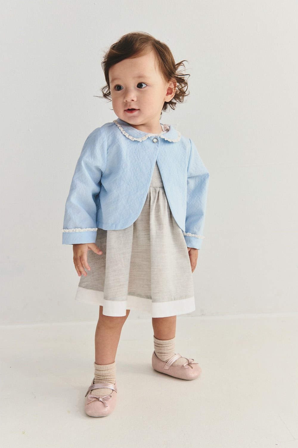 【預購】Luxury | 幼兒 Ruffle Cloud 荷葉花邊外套