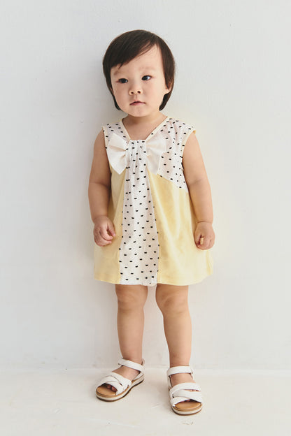 Main | Toddler Ribbon Bow Top | Bow | 100% organic cotton