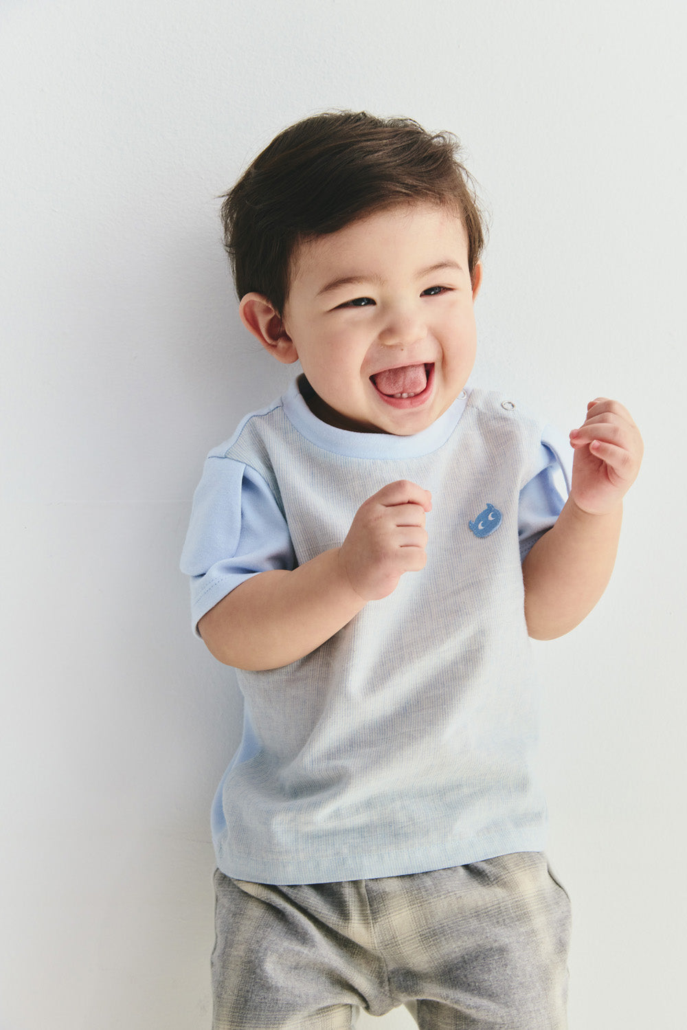Main | 幼兒 Everyday 小精靈 Logo 立體剪裁帕皮上衣 | 100% 有機棉