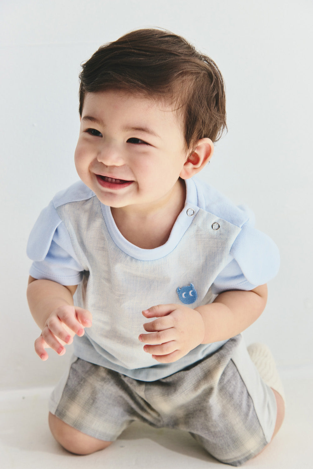 Main | 幼兒 Everyday 小精靈 Logo 立體剪裁帕皮上衣 | 100% 有機棉
