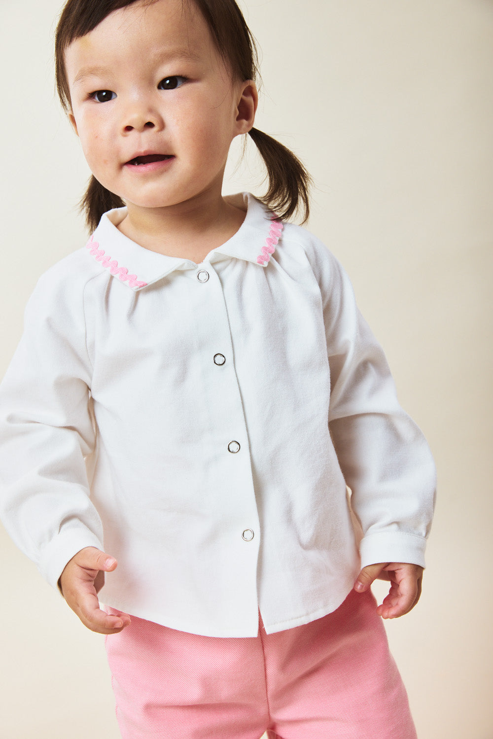Main | 幼兒 Amelie 波浪織帶領細褶有機棉長袖襯衫