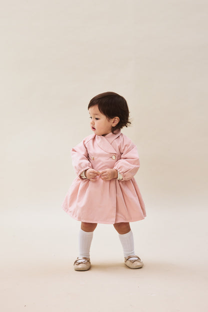 Luxury | 幼兒 星月領風衣外套 | 小翻領