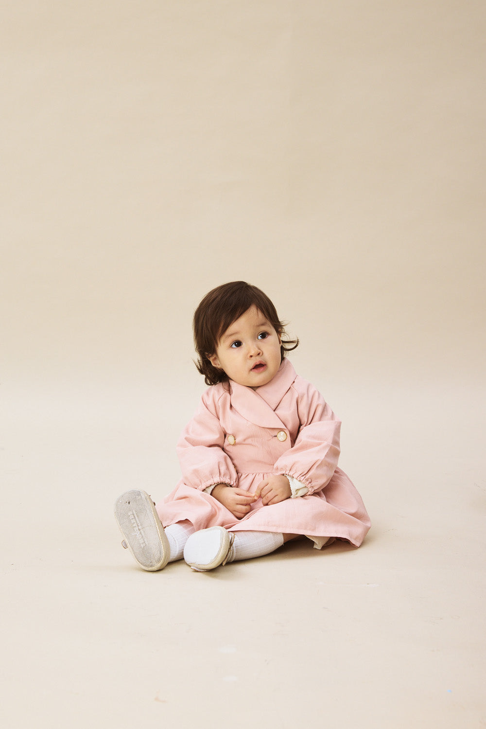 Luxury | 幼兒 星月領風衣外套 | 小翻領