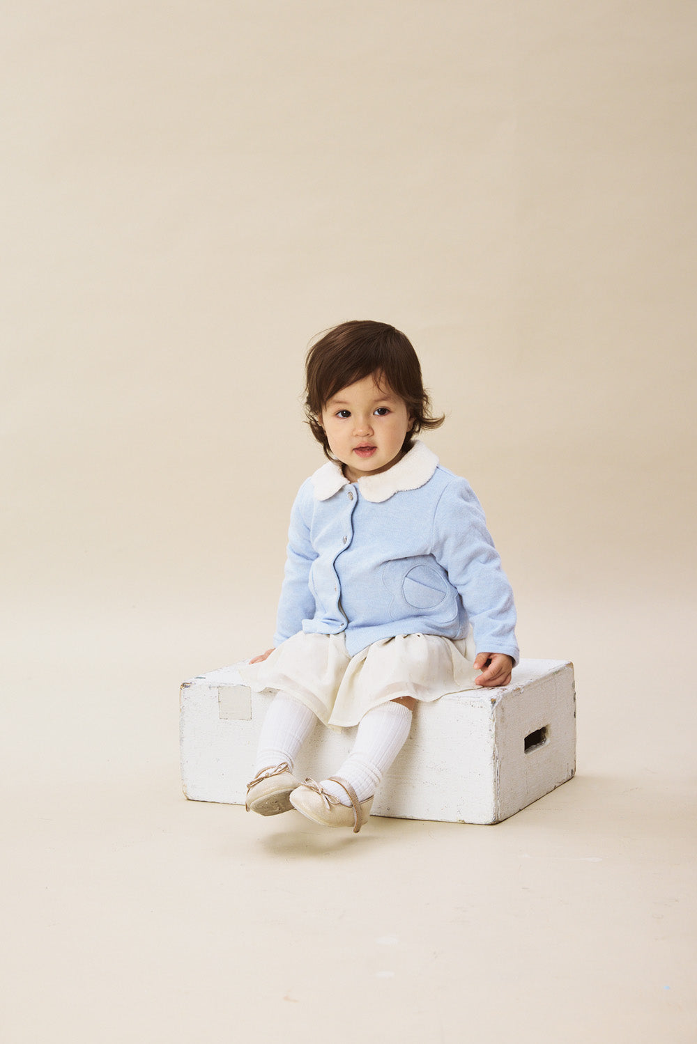 Main | Toddler Floral Pocket Jacket | Long Sleeve Petal Floral Pocket Design | 100% Organic Cotton
