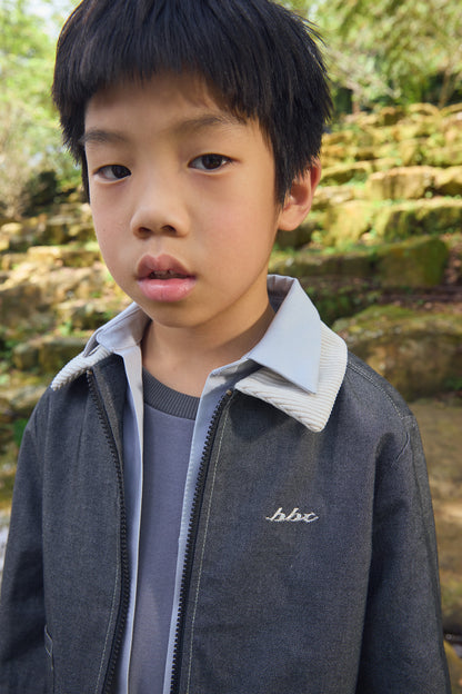 Main | 兒童 Arthur 假兩件拼接領牛仔長袖外套