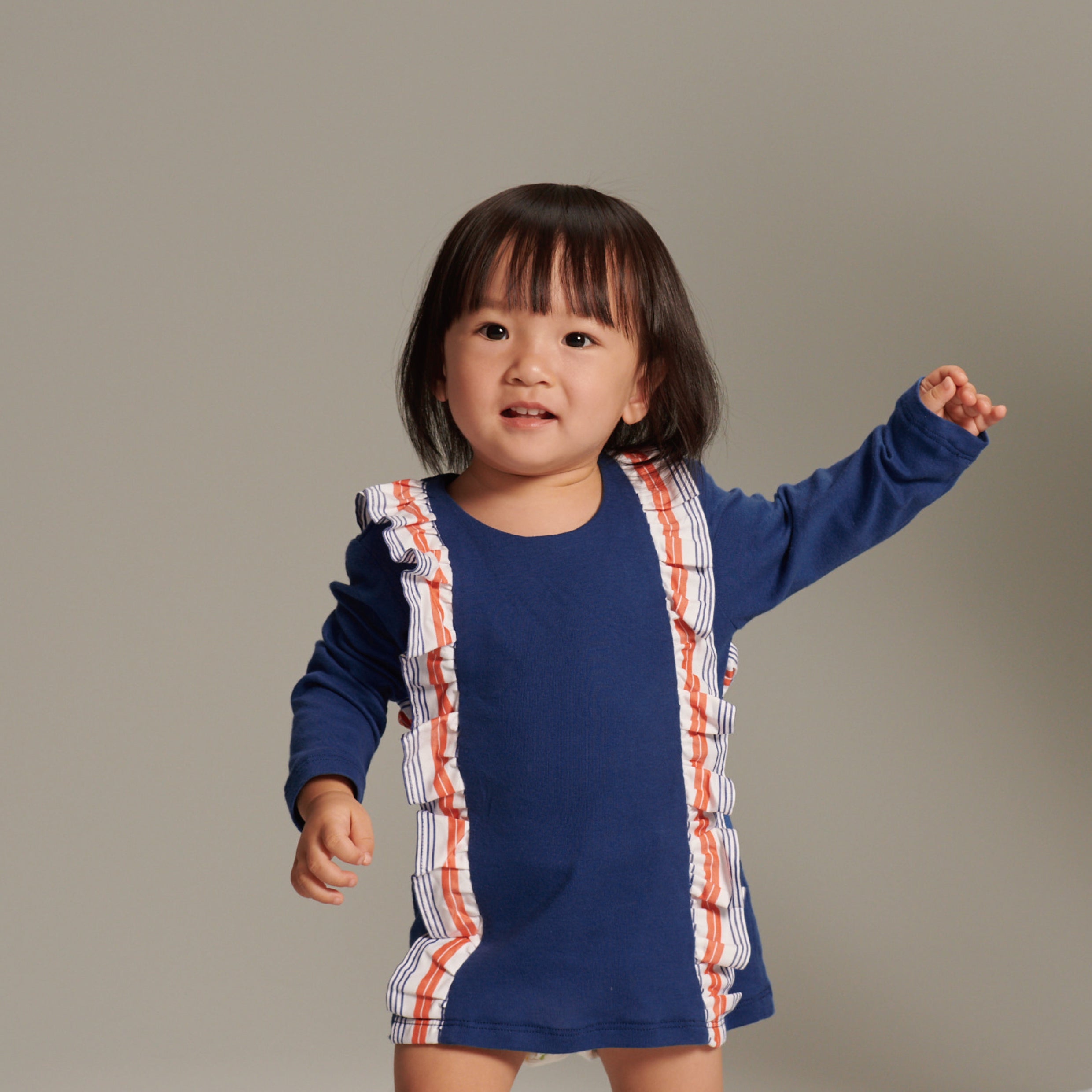Main | Toddler Dancing Lotus Leaf Dress | Lotus Leaf | 100% organic cotton