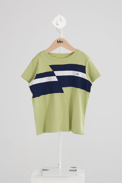 Main | 男童 歐普系列-折射光條紋 T-SHIRT | 拼接 | 100% 有機棉