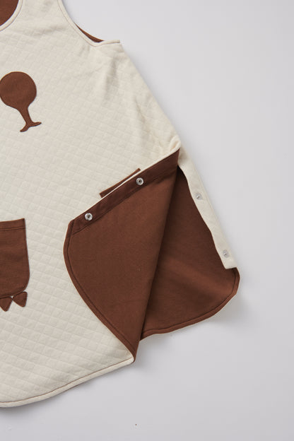 Main | Happy Face Series for Toddlers - Big Nosed Dog Kick-Proof Blanket (Double Layer) | Animal Face | 100% Organic Cotton