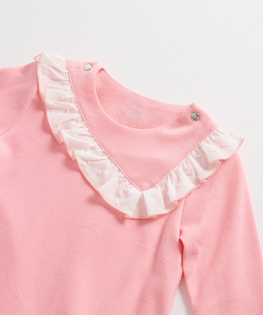 Main | Toddler Elegant Polka Dot Lotus Leaf Bodycon Dress | Patchwork | 100% Organic Cotton
