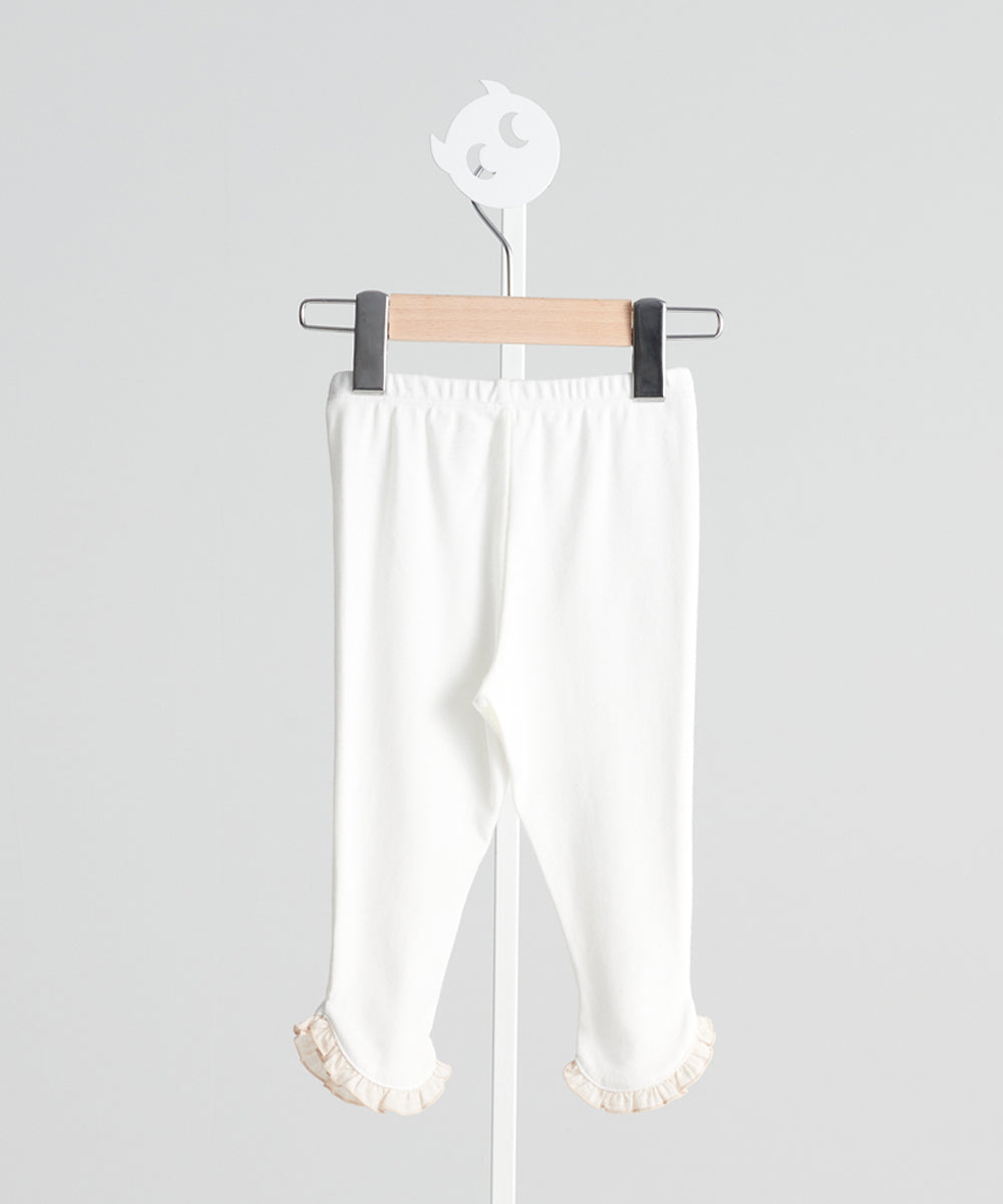 lotus leaf tight trousers