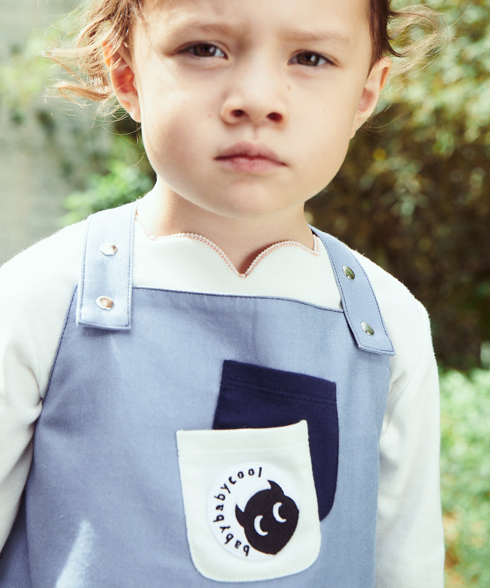 Main | Girls bbc classic denim slip dress | patchwork | 100% organic cotton