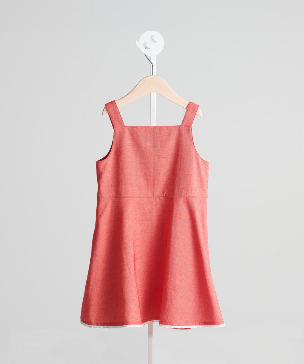 Main | Girls bbc classic denim slip dress | patchwork | 100% organic cotton