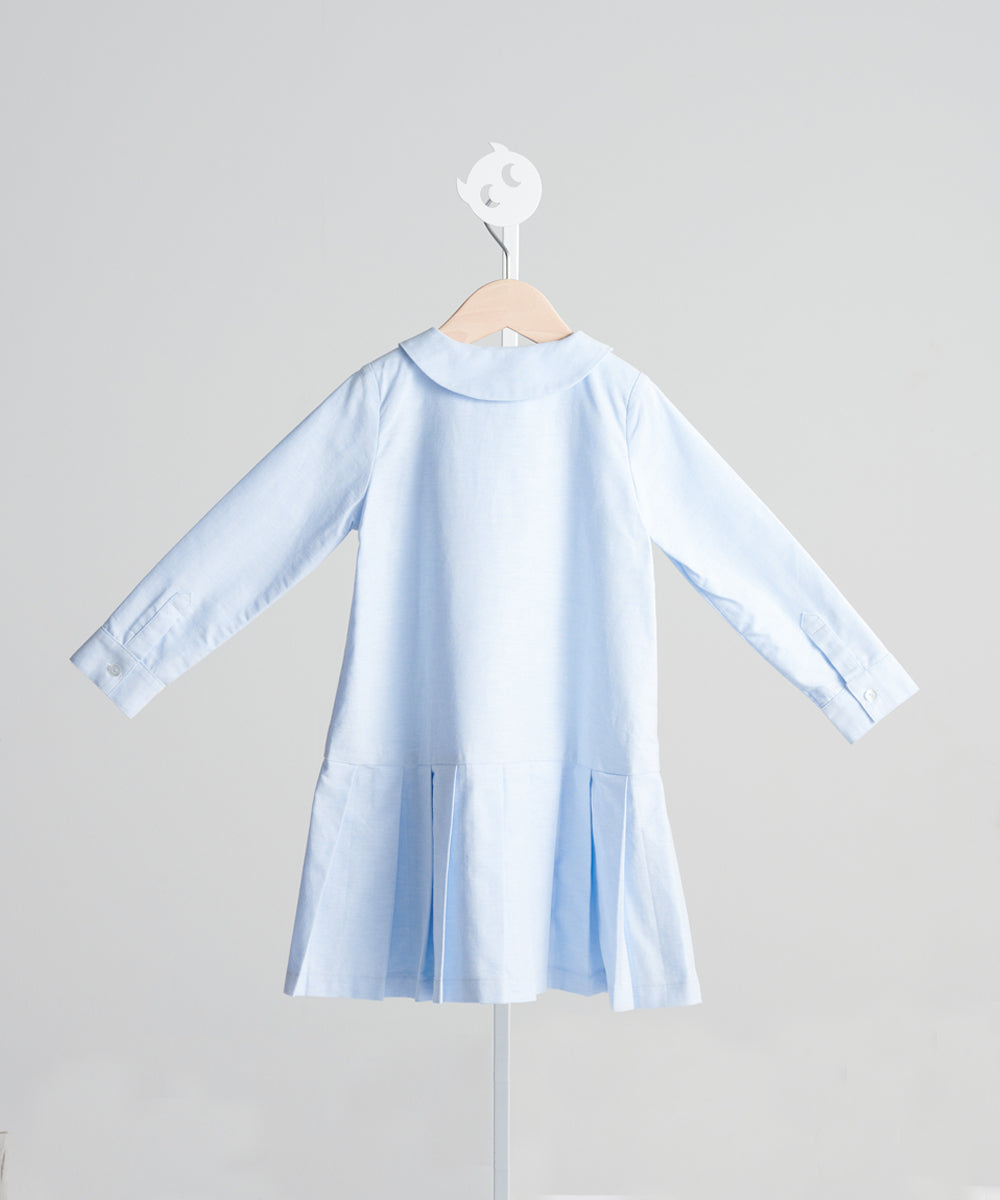 Luxury | Girls BBC Preppy Oxford Pleated Dress | Pleated Skirt