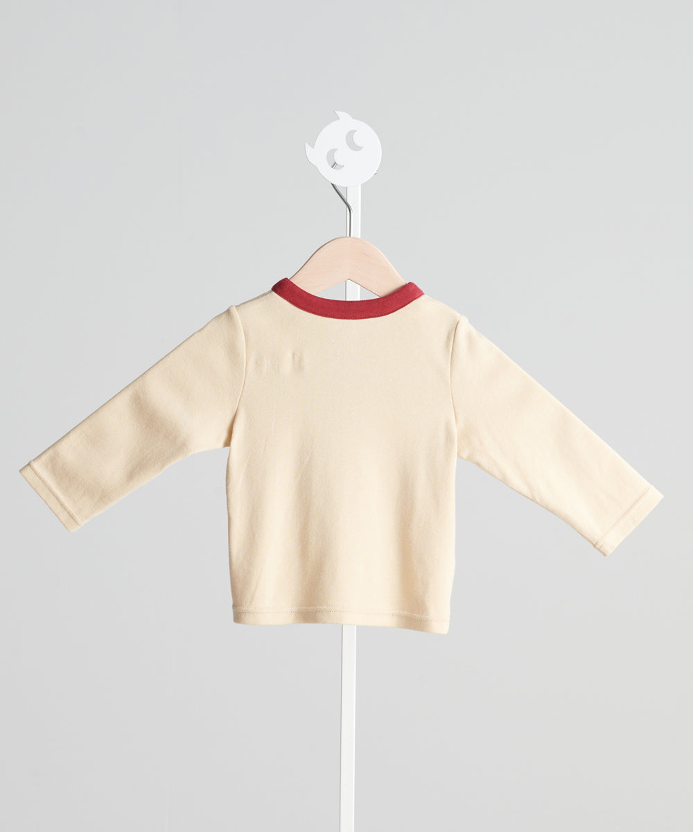 Main | Toddler British Geometric Elegant Cardigan | Paneled | 100% organic cotton
