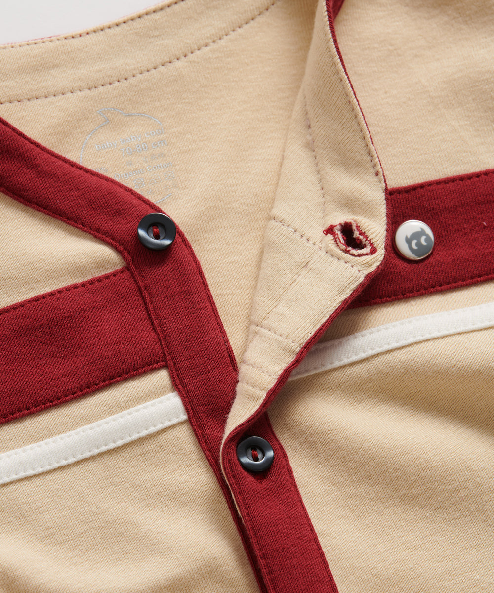 Main | Toddler British Geometric Elegant Cardigan | Paneled | 100% organic cotton
