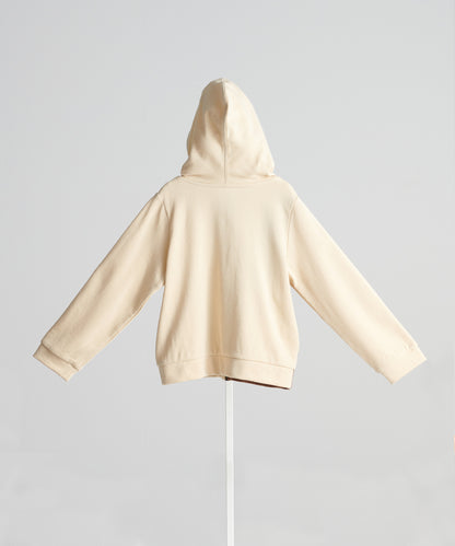 Jump color star hooded jacket