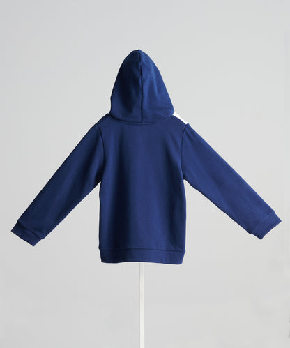 Jump color star hooded jacket