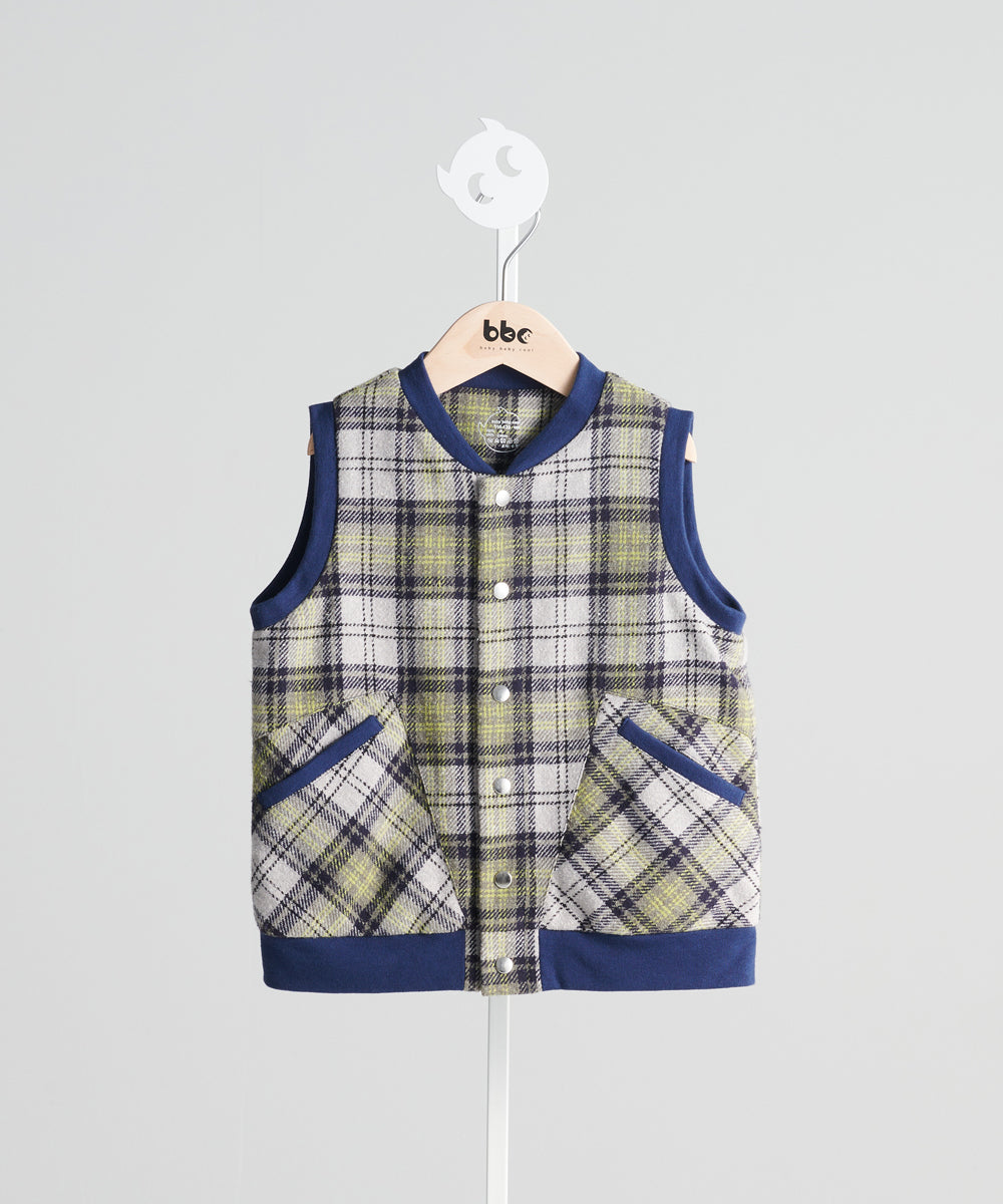 Luxury Series: Scottish plaid vest jacket