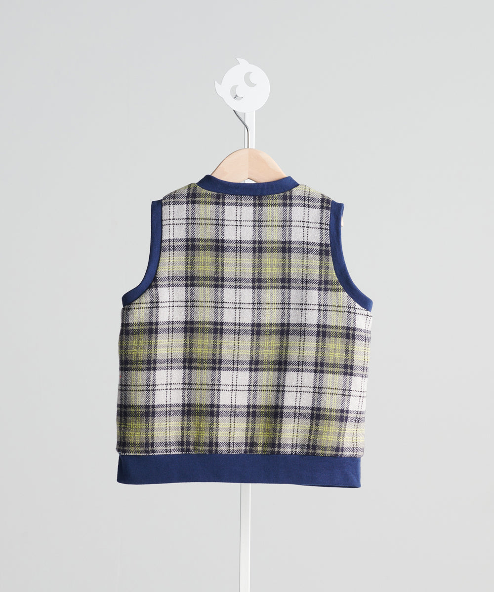 Luxury Series: Scottish plaid vest jacket