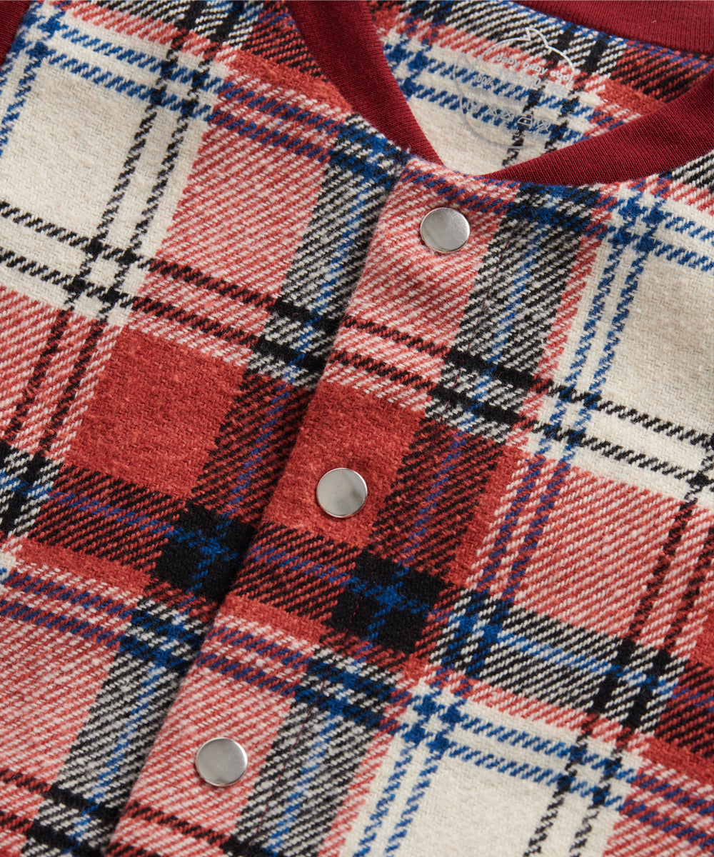 Luxury Series: Scottish plaid vest jacket