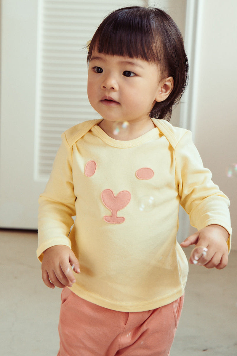Main | Happy Face Collection for Toddlers: Heart Nose Bunny Top | Heart | 100% organic cotton