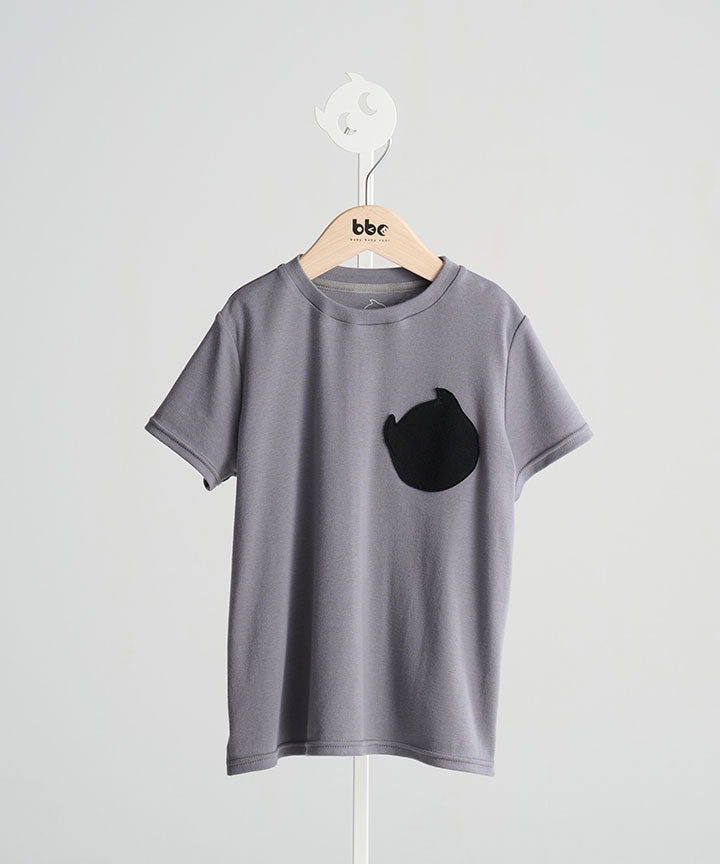 Main | 男童 bbc小精靈口袋T-shrirt | 小精靈 Logo | 100% 有機棉
