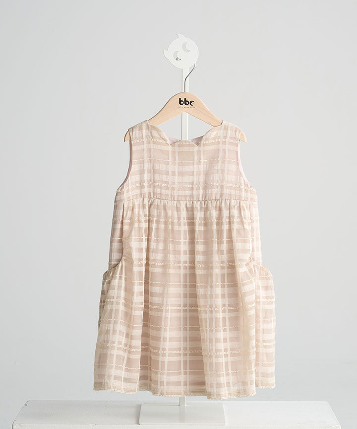 Luxury | 女童 Monet garden鬱金香瓣領洋裝 | 花瓣