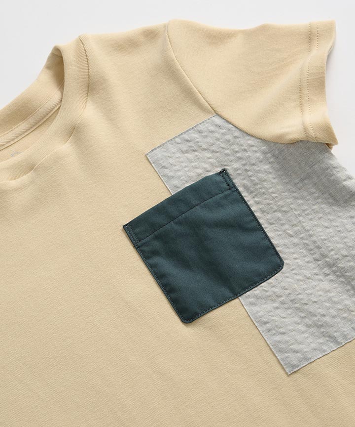 Main | 男童 口袋拼貼T-Shirt | 拼接 | 100% 有機棉